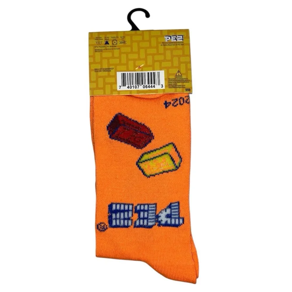 3x Pez Candy Novelty Fun Crew Socks Size 6-13